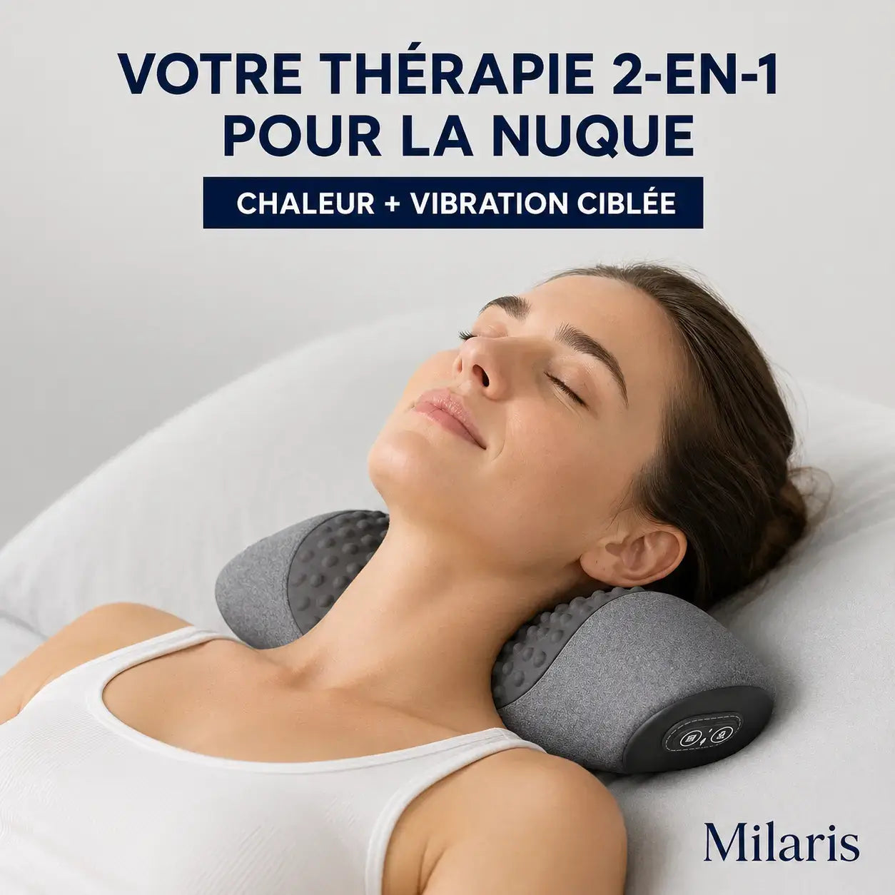 Milaris™ CerviFuse – Tensions cervicales et maux de tête – Soulagement immédiat, à la maison