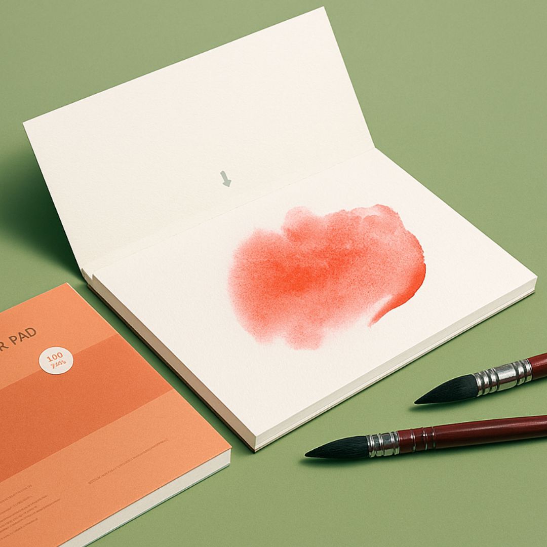 Papier Aquarelle Pro – 300 g/m² Grain Fin (32K)