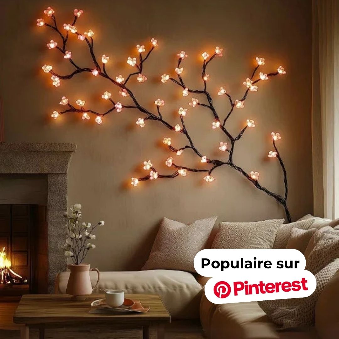 Sakura™ - Branche lumineuse murale LED