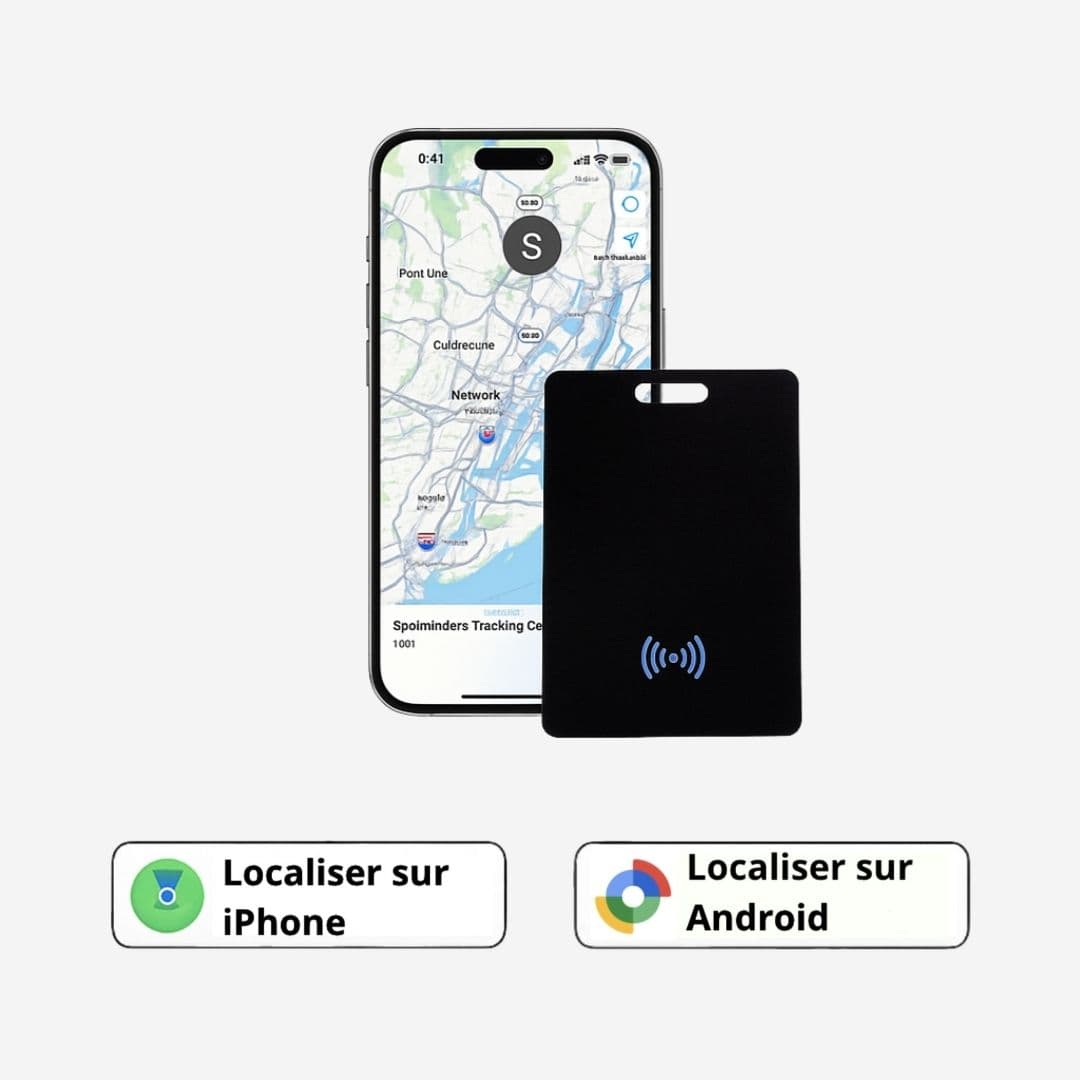 Milaris Guardian Card - Traceur GPS pour Apple et Android