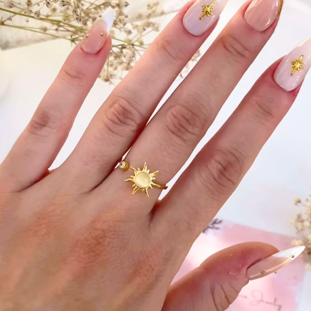 Éclat Solaire - Bague Anti-Stress