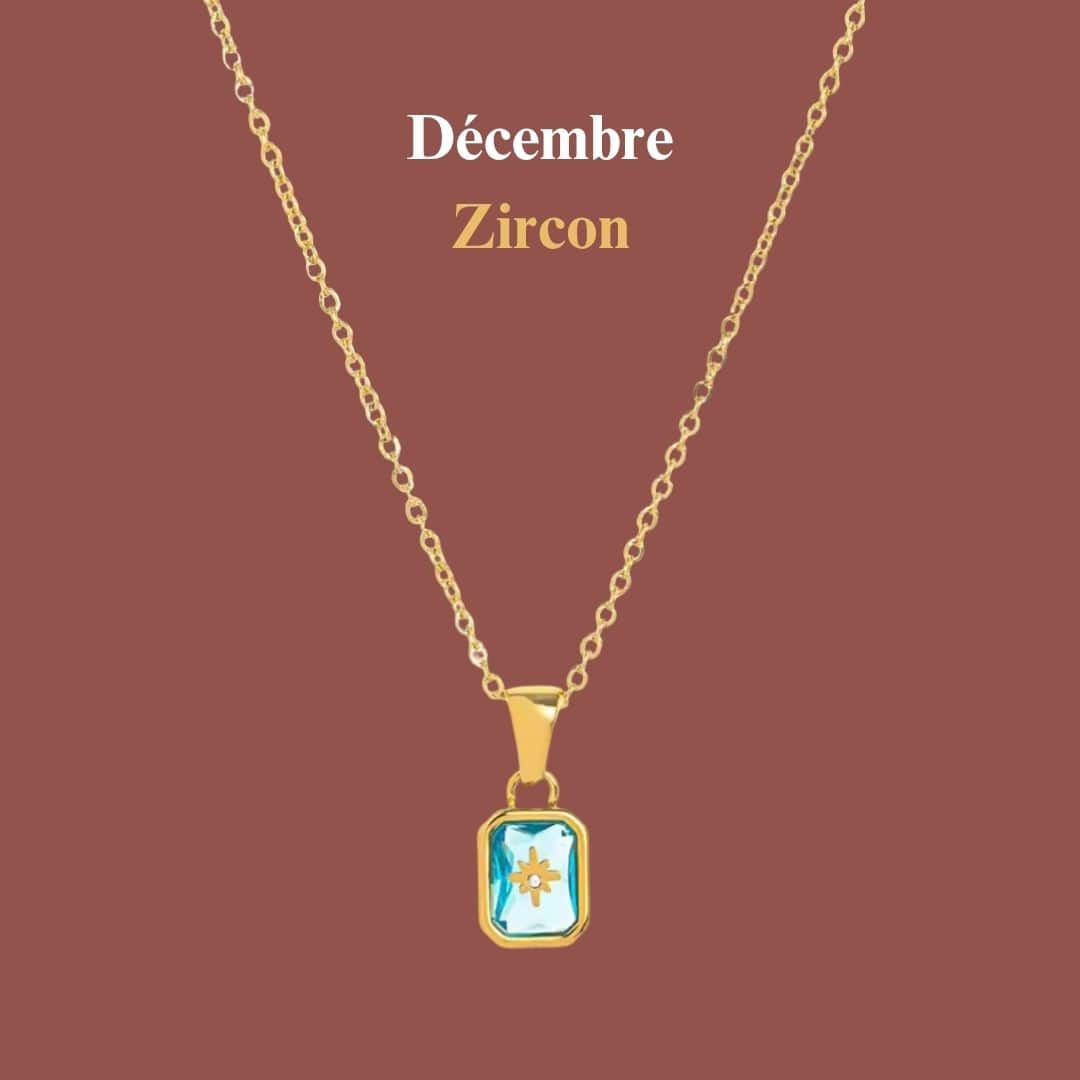 Éclat Natal™ - Collier pierre de naissance