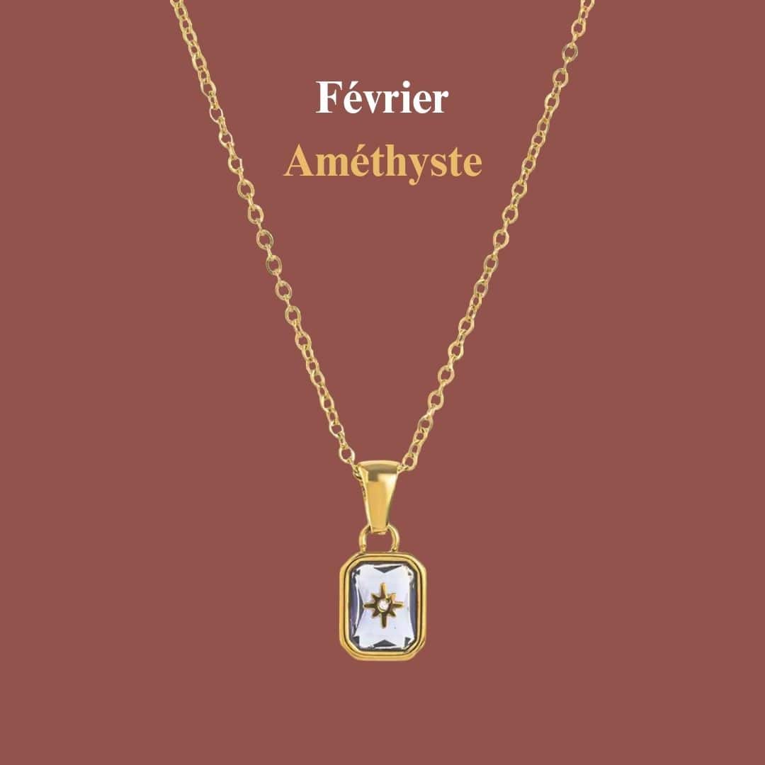 Éclat Natal™ - Collier pierre de naissance