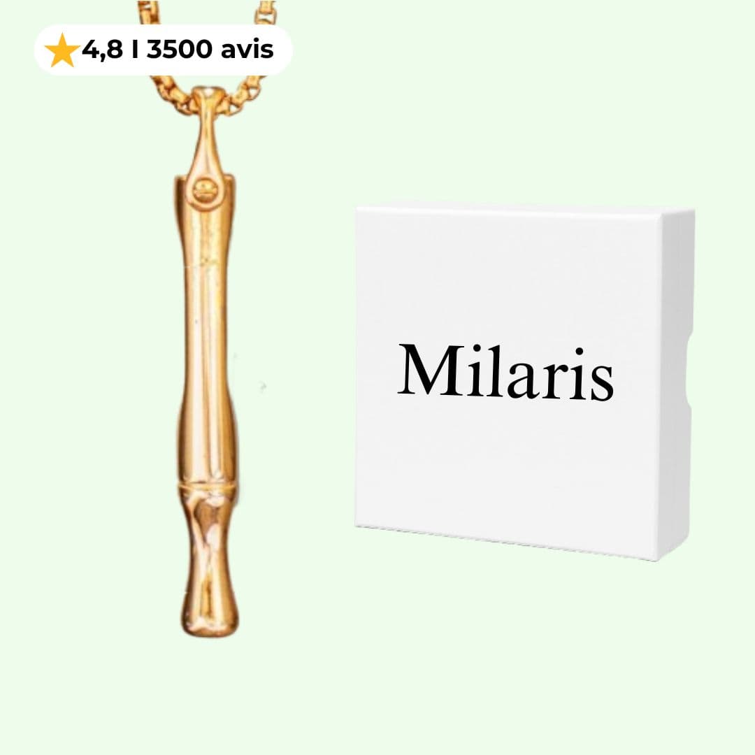 Collier Stop Fumée 2.0  - Le geste simple qui remplace la cigarette