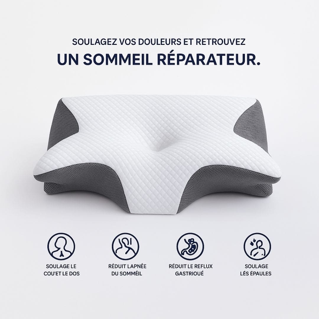 OrthoSleep® – Oreiller Ergonomique