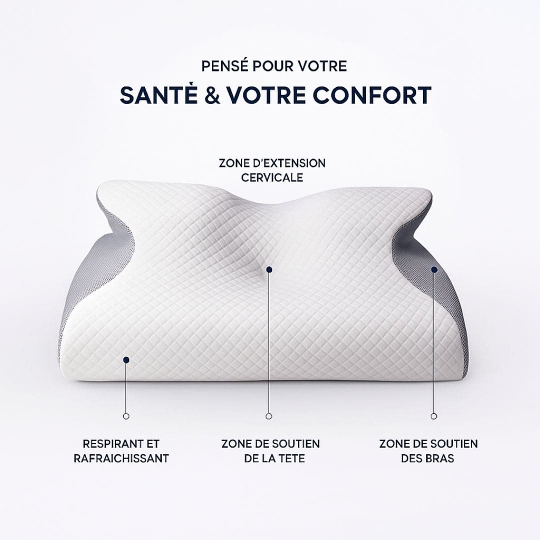 OrthoSleep® – Oreiller Ergonomique