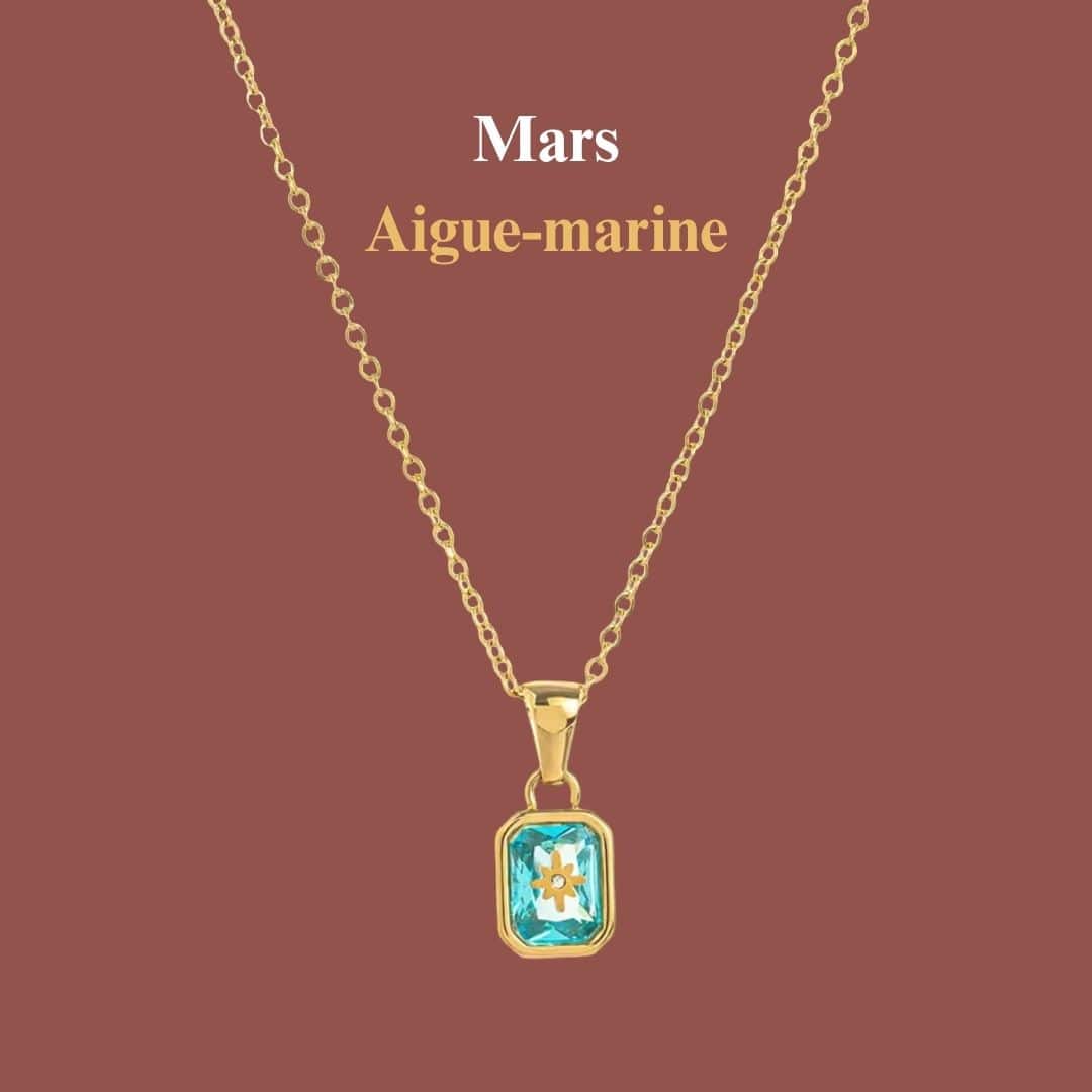 Éclat Natal™ - Collier pierre de naissance