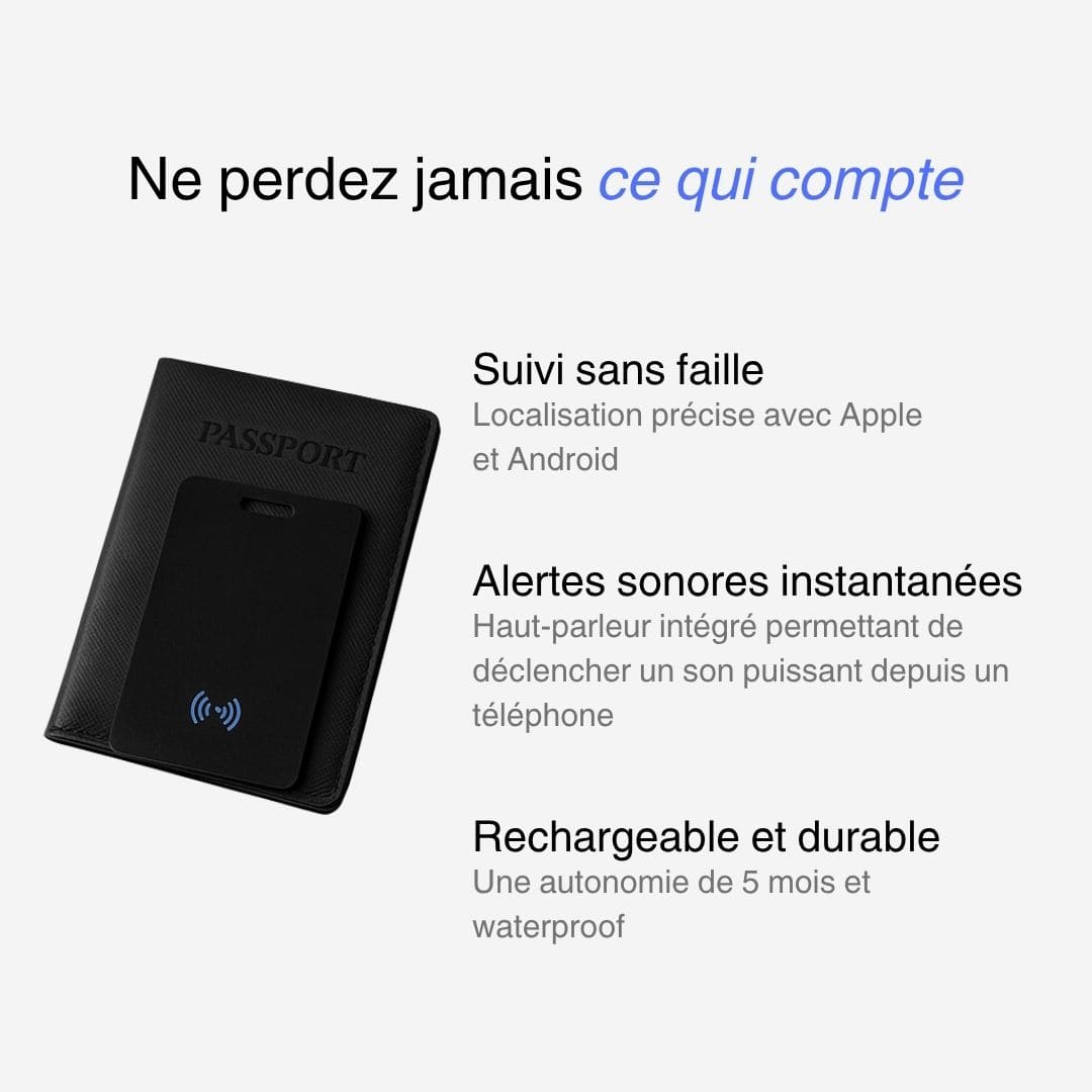 Milaris Guardian Card - Traceur GPS pour Apple et Android