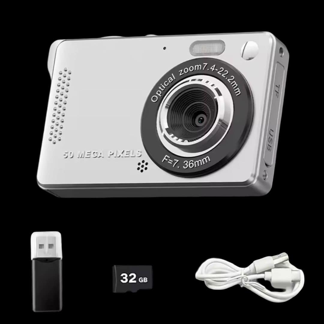 PixelPop™ 4K - Appareil Photo Numérique (50MP, écran 2,8")