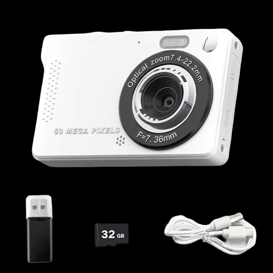 PixelPop™ 4K - Appareil Photo Numérique (50MP, écran 2,8")