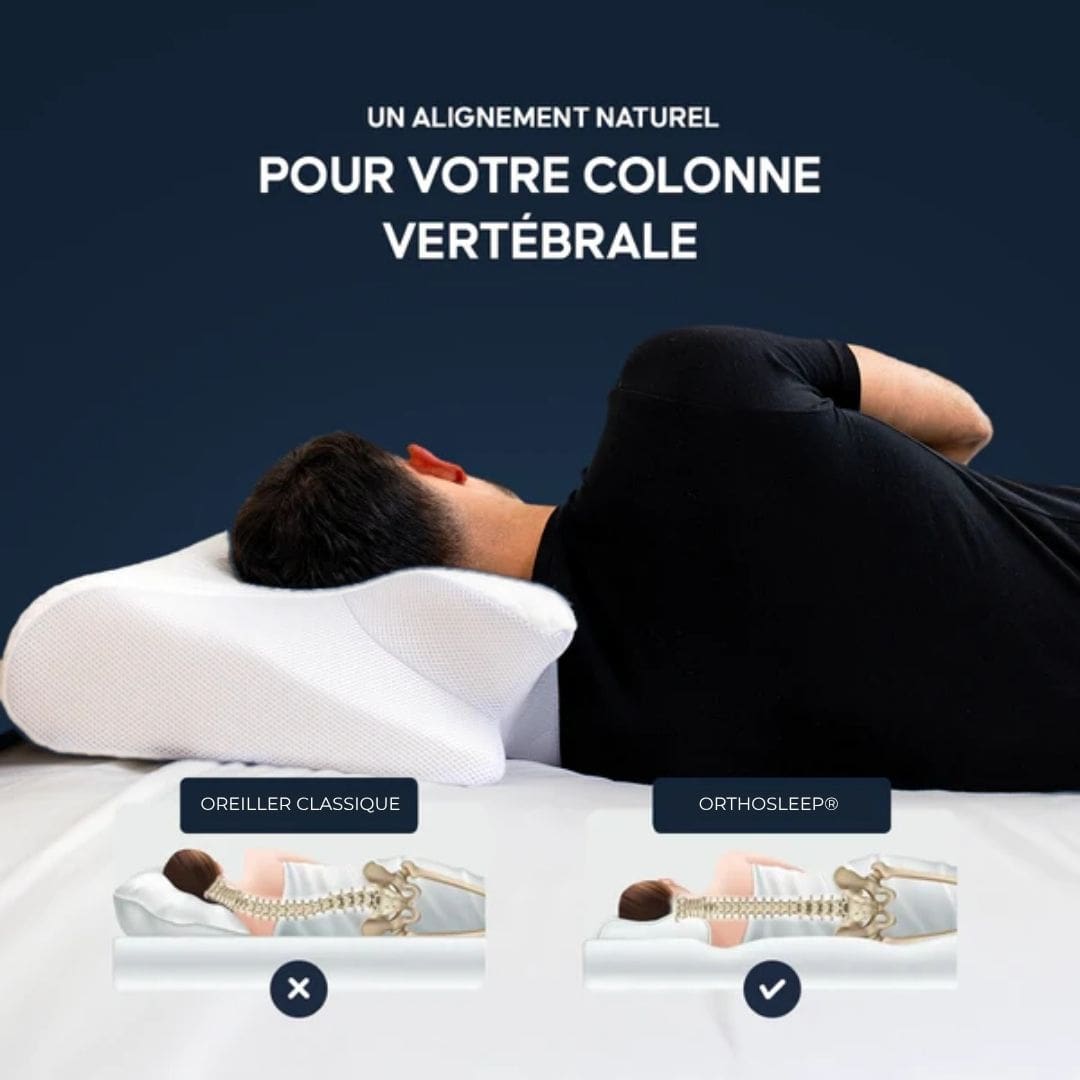 OrthoSleep® – Oreiller Ergonomique