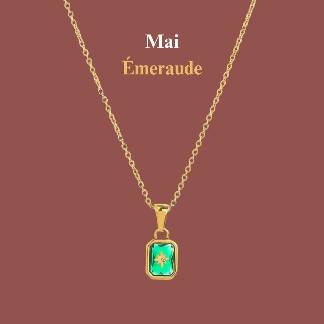 Éclat Natal™ - Collier pierre de naissance