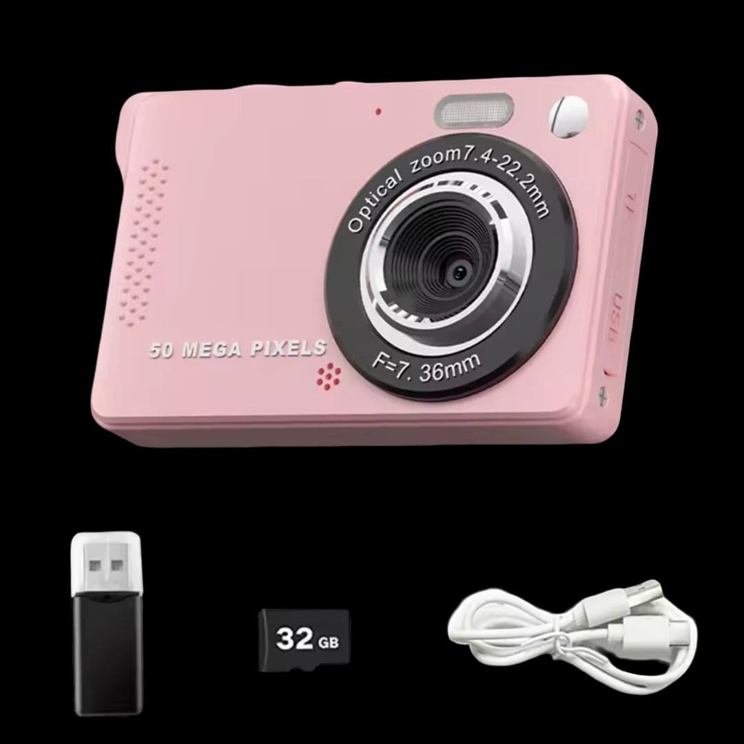 PixelPop™ 4K - Appareil Photo Numérique (50MP, écran 2,8")