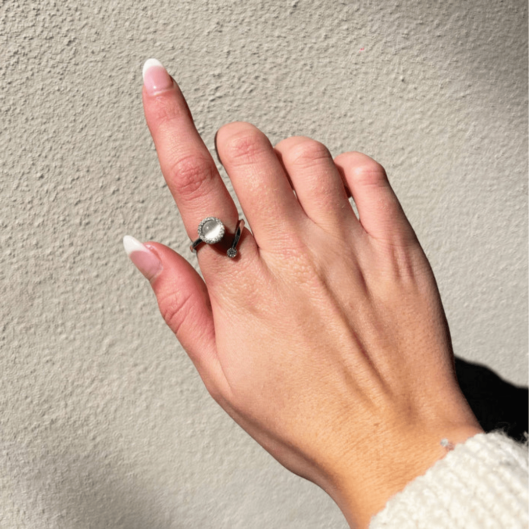 Perle de Lune - Bague Anti-Stress