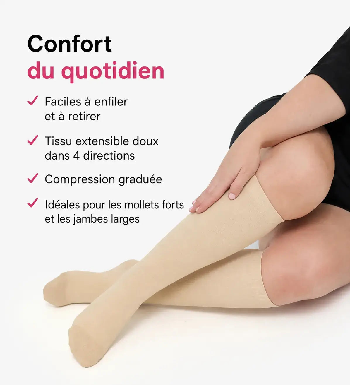 Milaris™ Chaussettes de Compression Confort+
