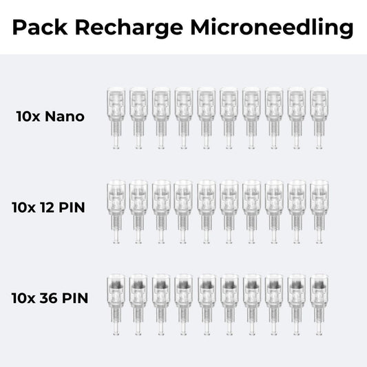 Pack Recharge Microneedling – 30 Cartouches Stériles
