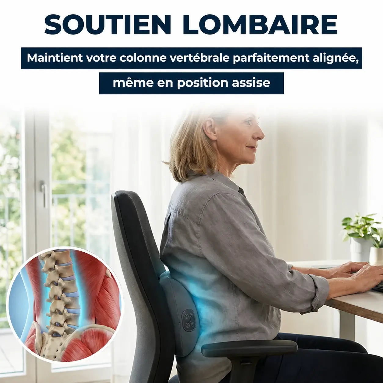Milaris™  DiscoFuse – Hernie discale, sciatique & canal lombaire étroit – Stoppe la douleur, sans opération, à la maison