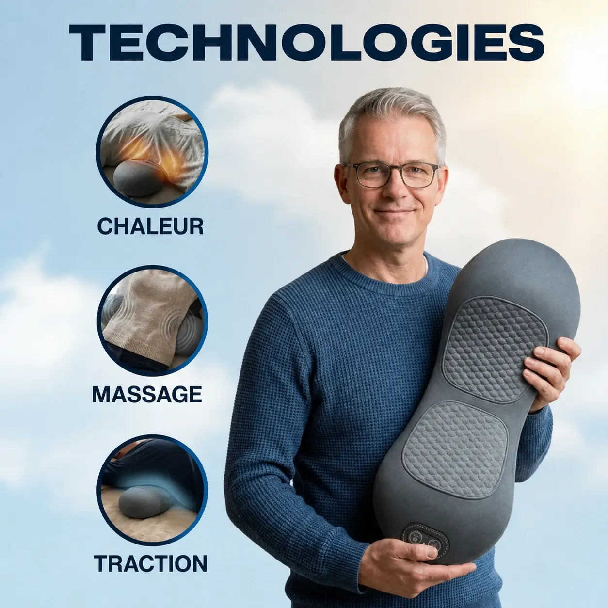 Milaris™  DiscoFuse – Hernie discale, sciatique & canal lombaire étroit – Stoppe la douleur, sans opération, à la maison