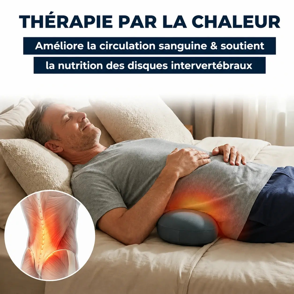Milaris™  DiscoFuse – Hernie discale, sciatique & canal lombaire étroit – Stoppe la douleur, sans opération, à la maison