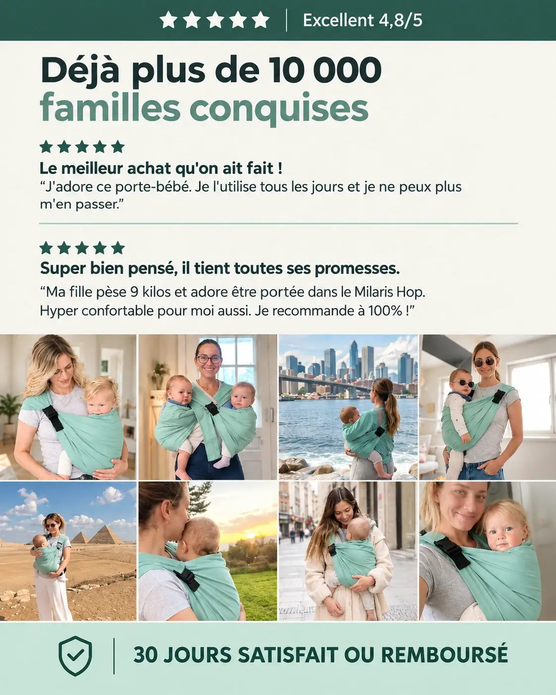 Milaris™ Hop - Porte-bébé de Hanche
