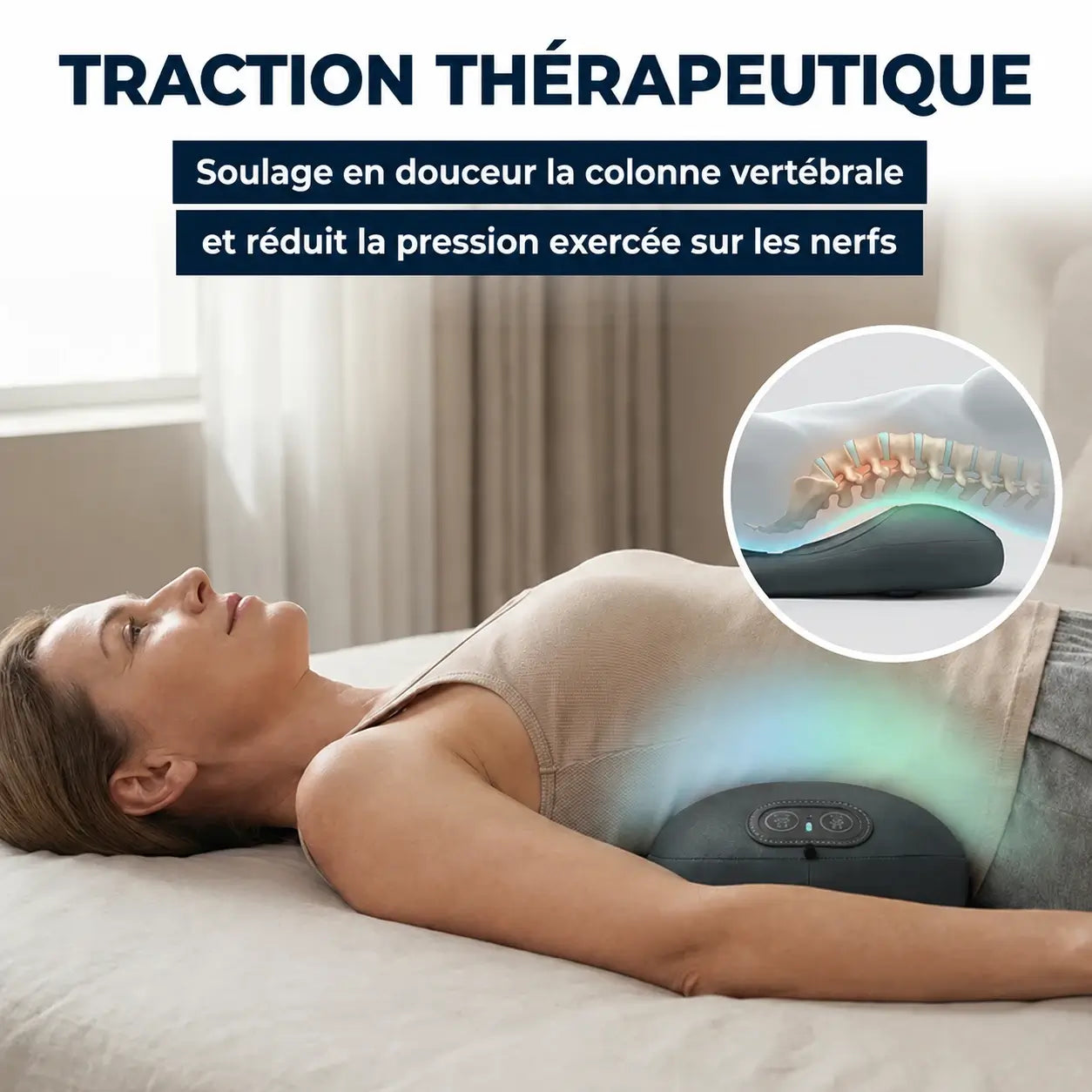 Milaris™  DiscoFuse – Hernie discale, sciatique & canal lombaire étroit – Stoppe la douleur, sans opération, à la maison