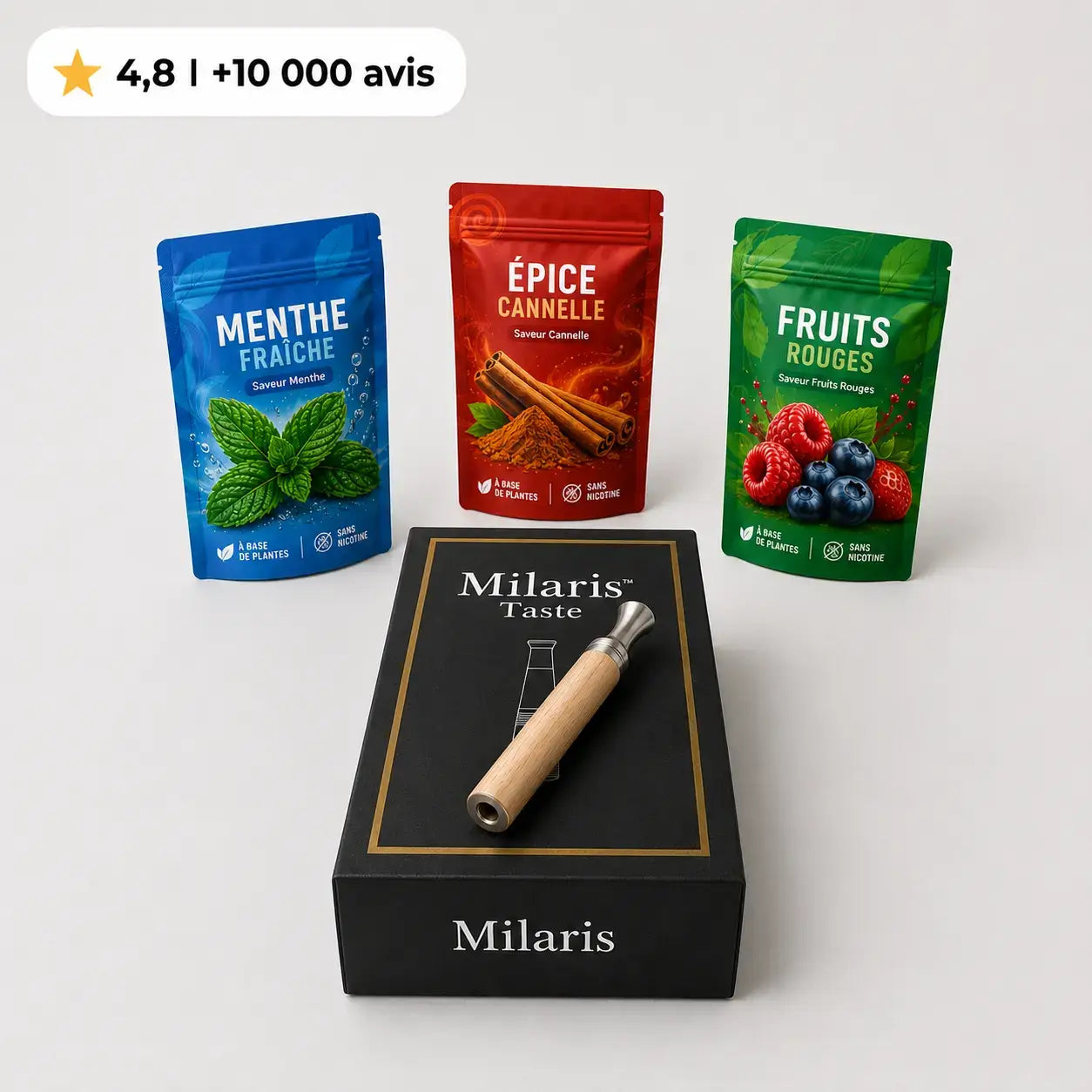Milaris™ Taste - Arrêter de fumer sans jamais se priver